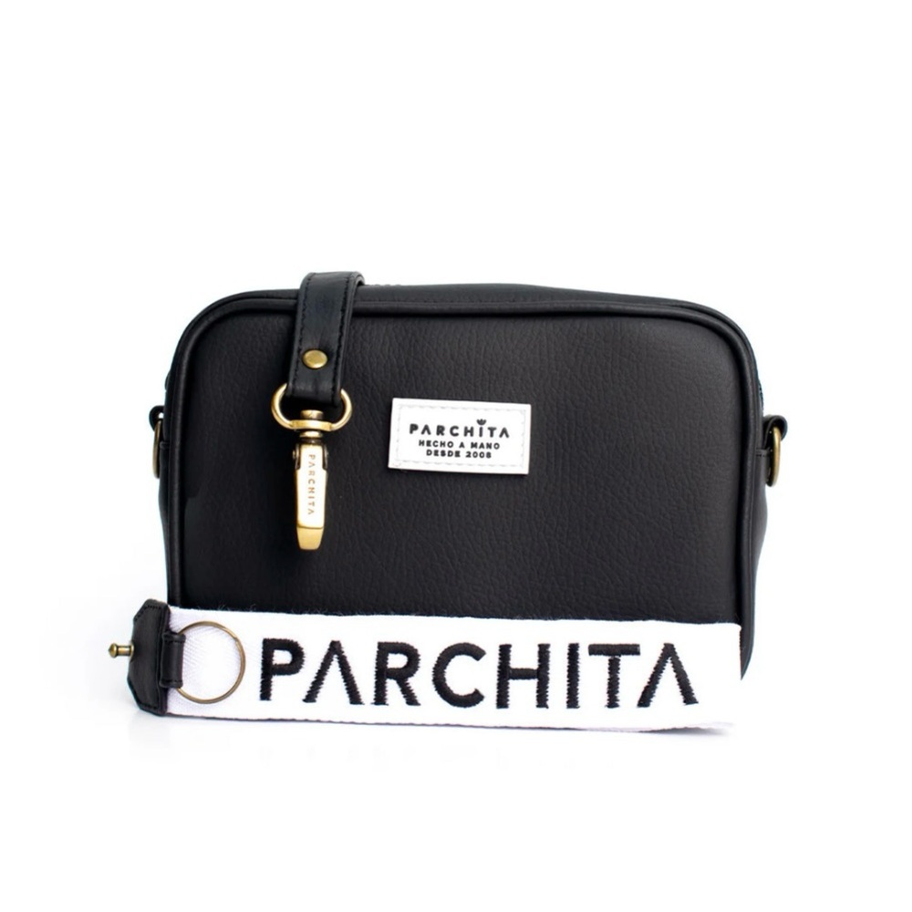 Black Crossbody Bag with Gold Hardware (OG)